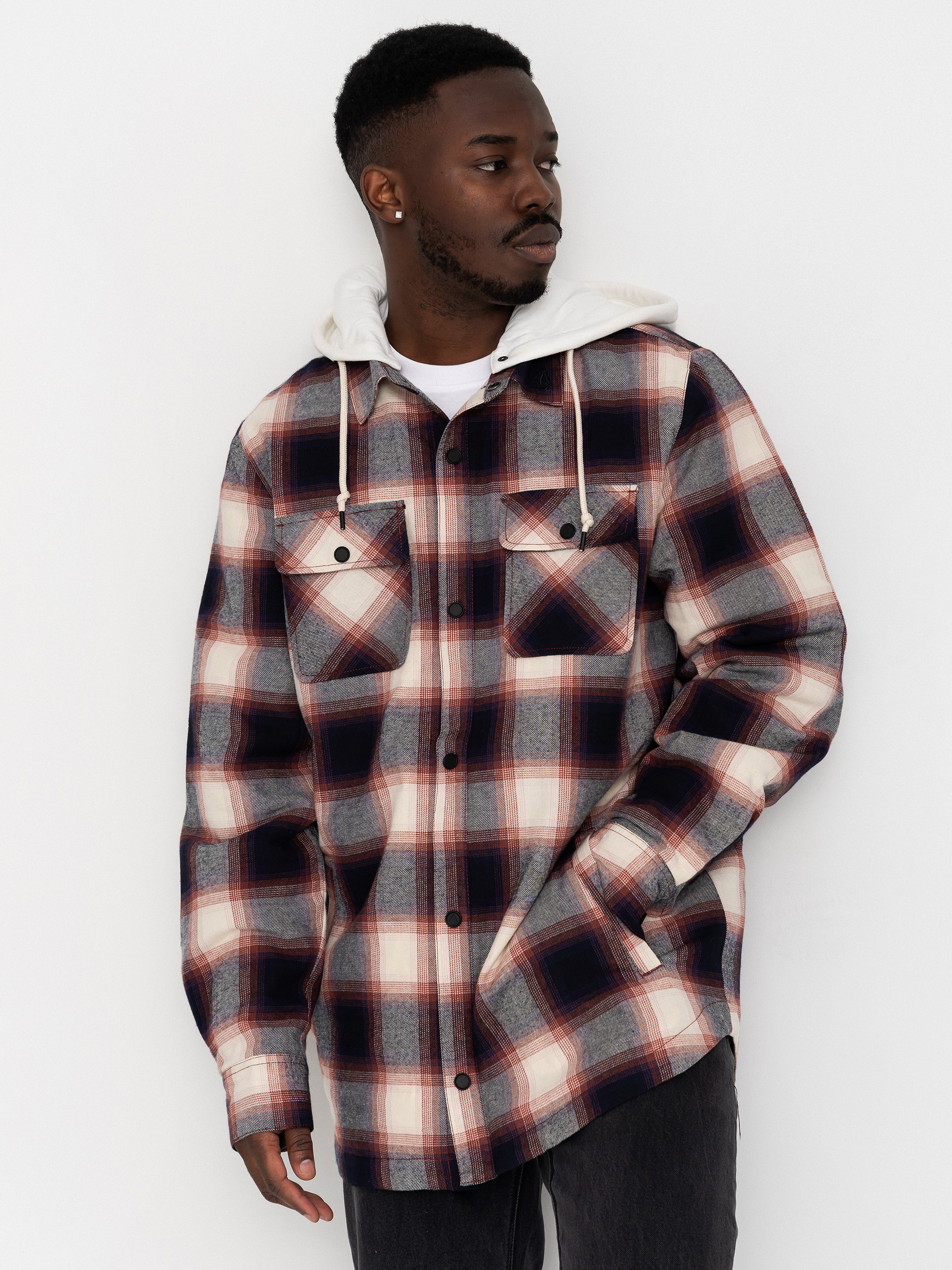Bunda Volcom Enson Ins Riding Flannel (blue)