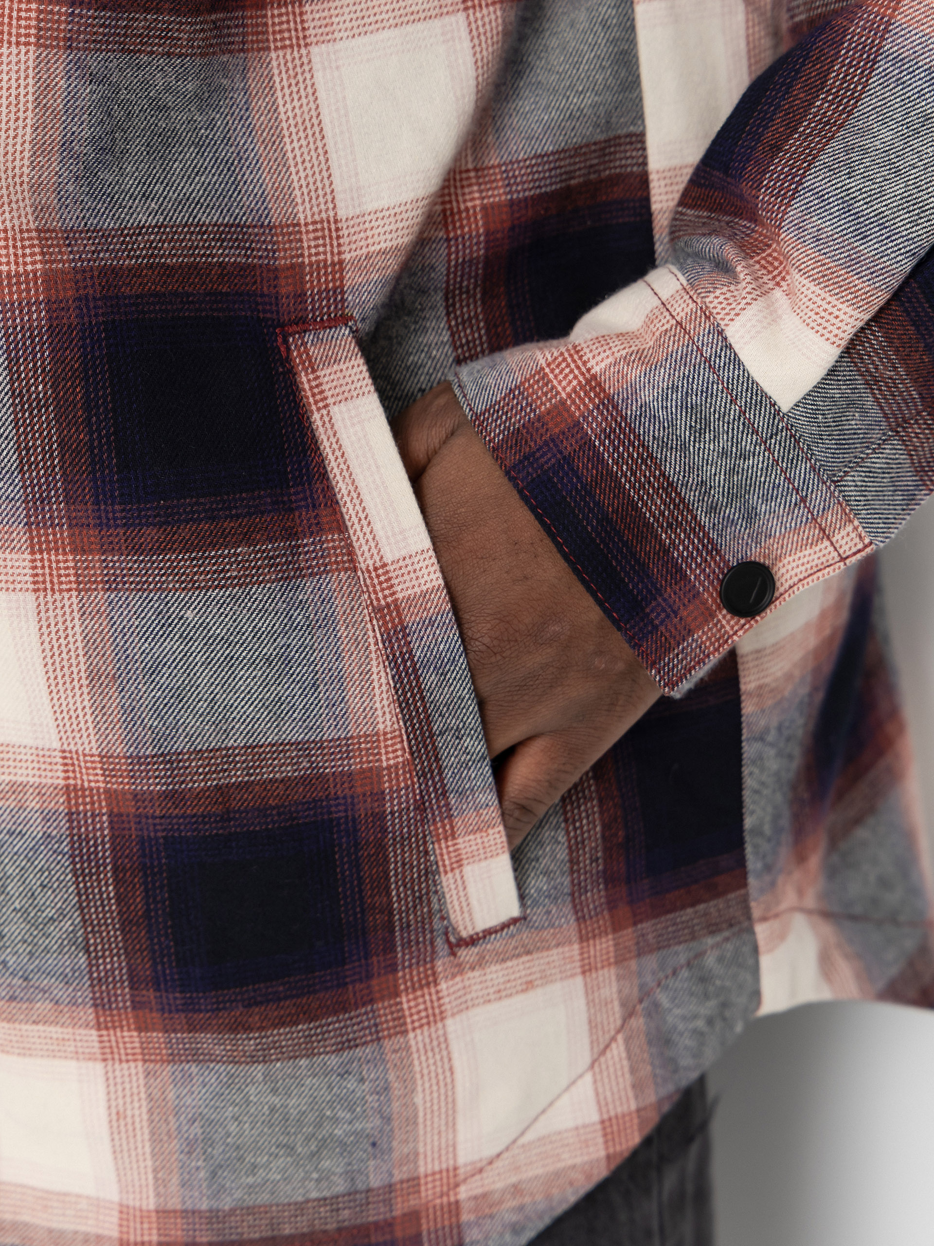 Bunda Volcom Enson Ins Riding Flannel (blue)