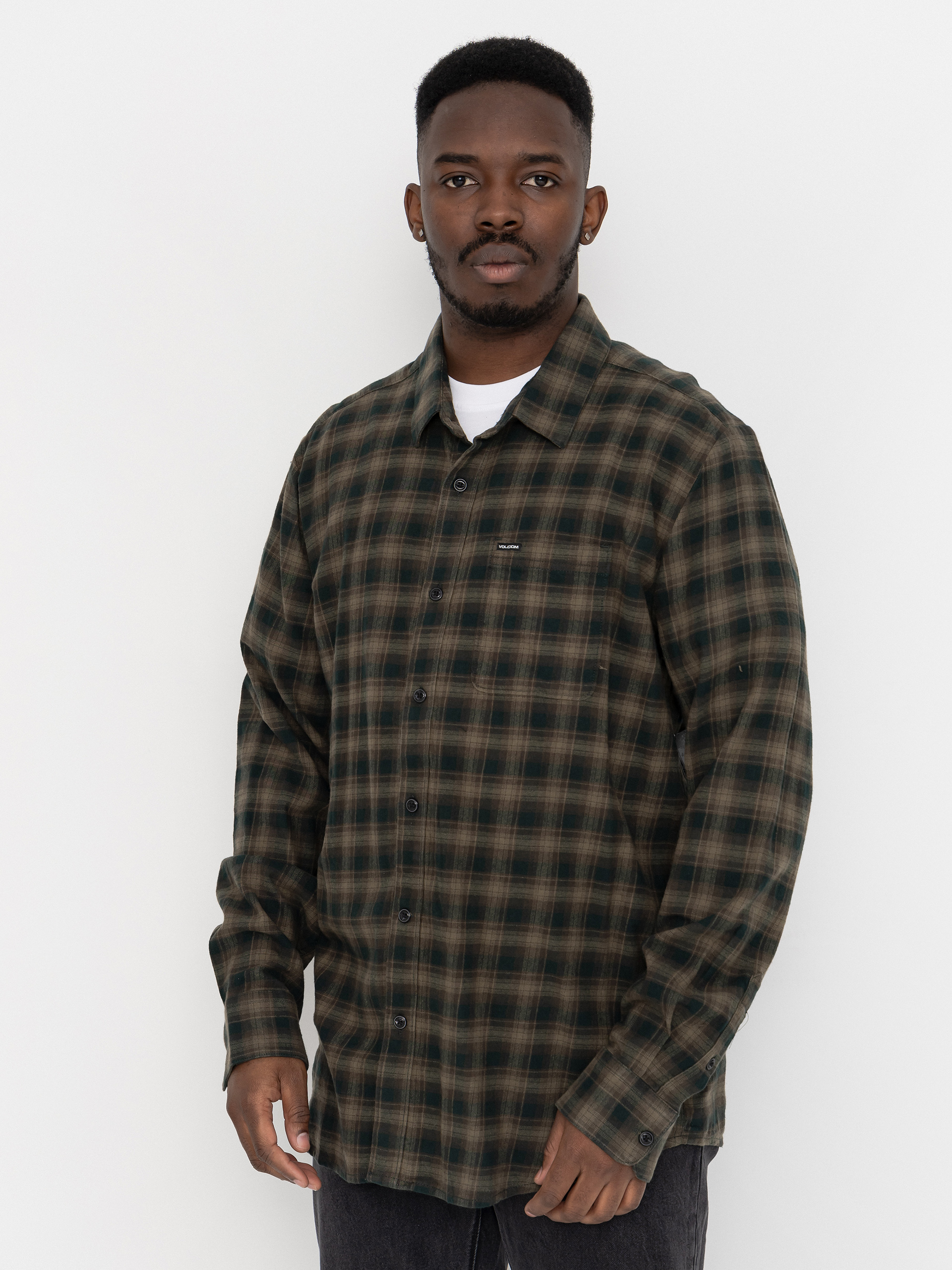 Kou0161ile Volcom Caden Plaid Ls (wintermoss)