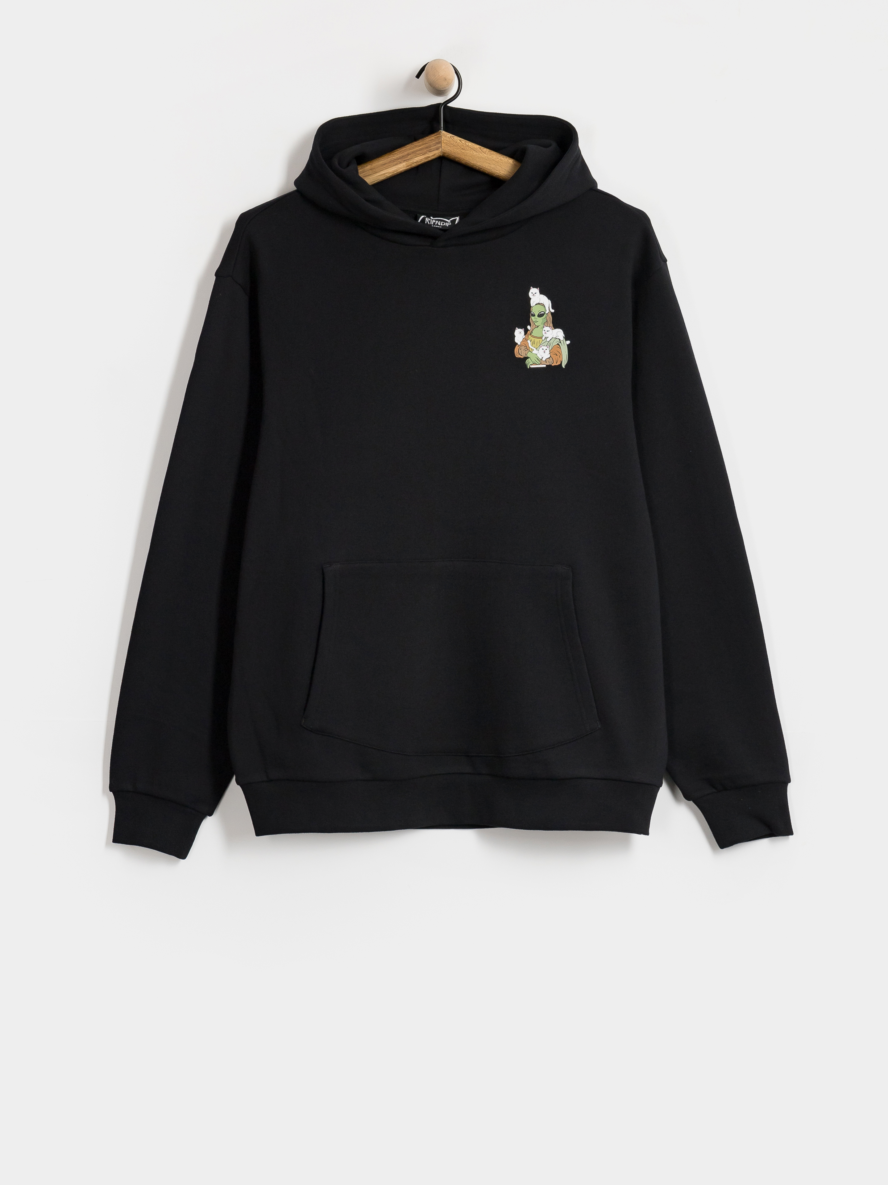 Mikina s kapucí RipNDip Here All Along HD (black)