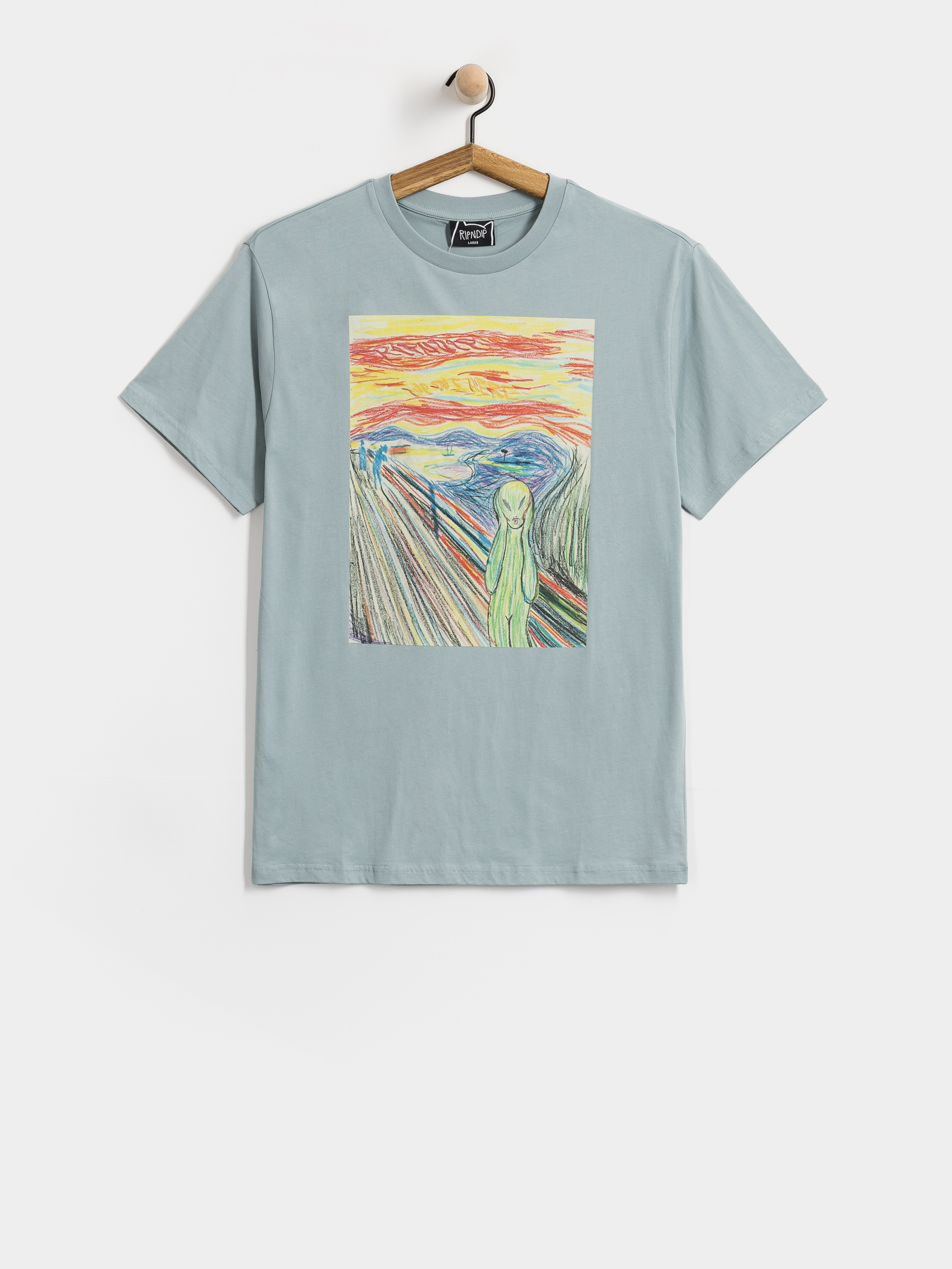 Tričko RipNDip Oslo (silver blue)