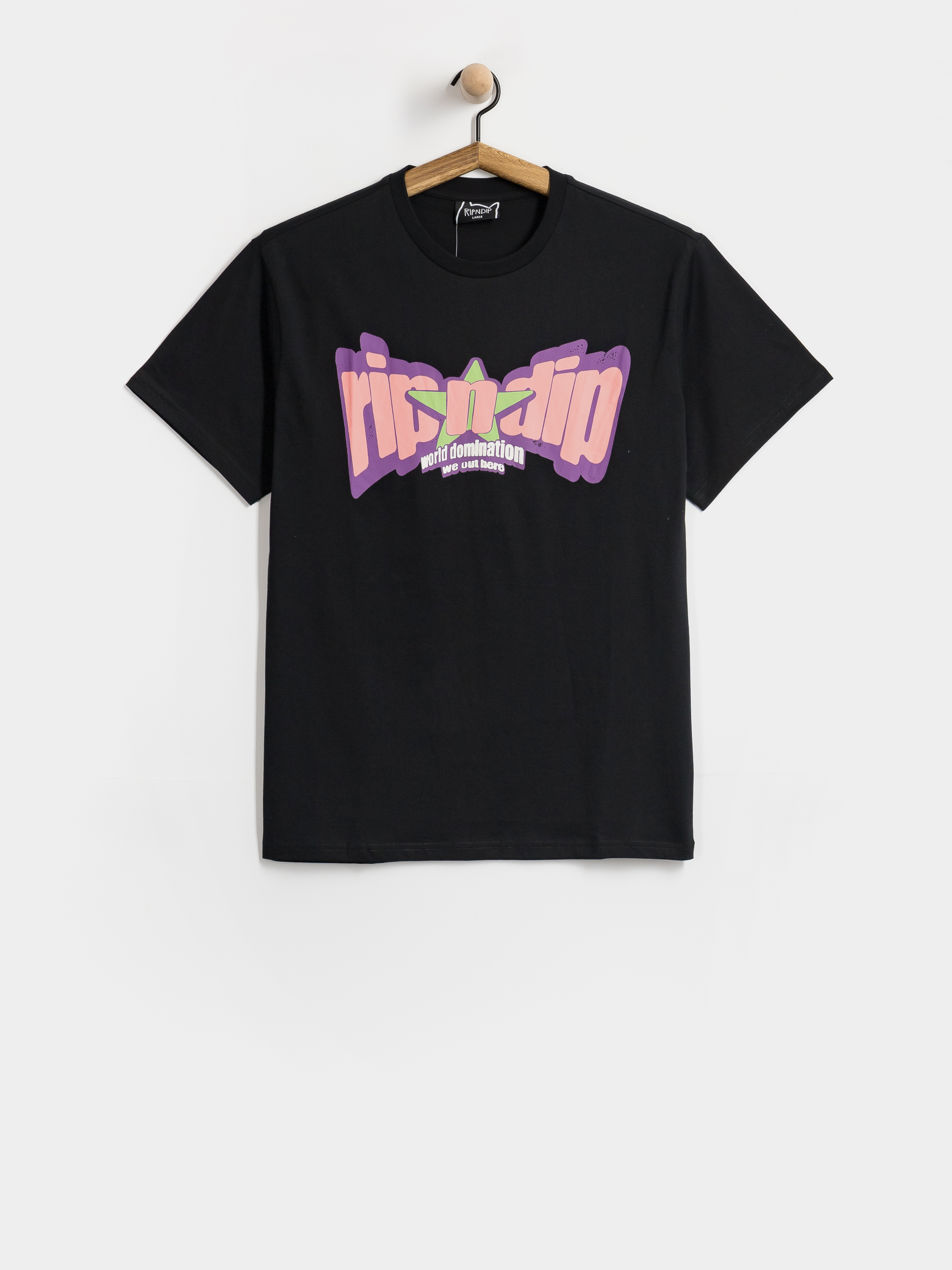 Tričko RipNDip World Domination (black)