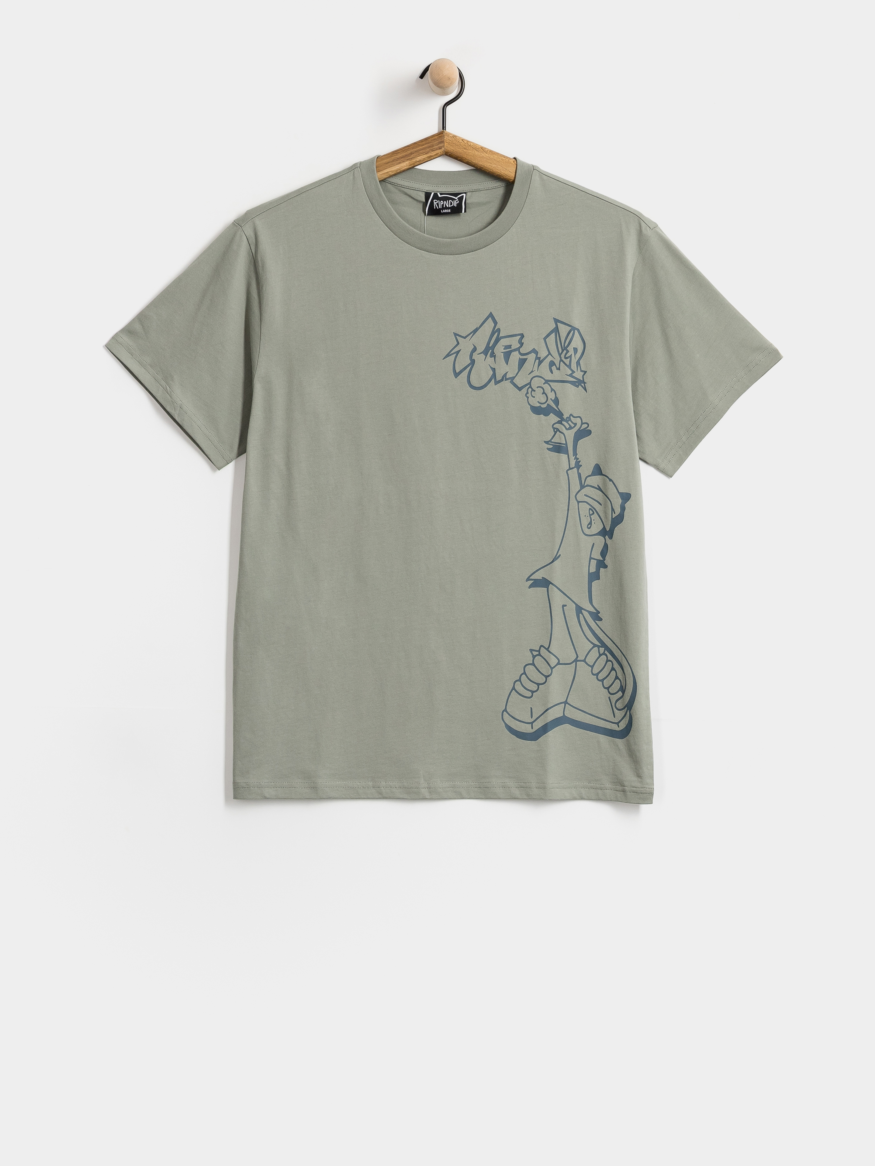 Tričko RipNDip Hard In Da Paint (dusty sage)
