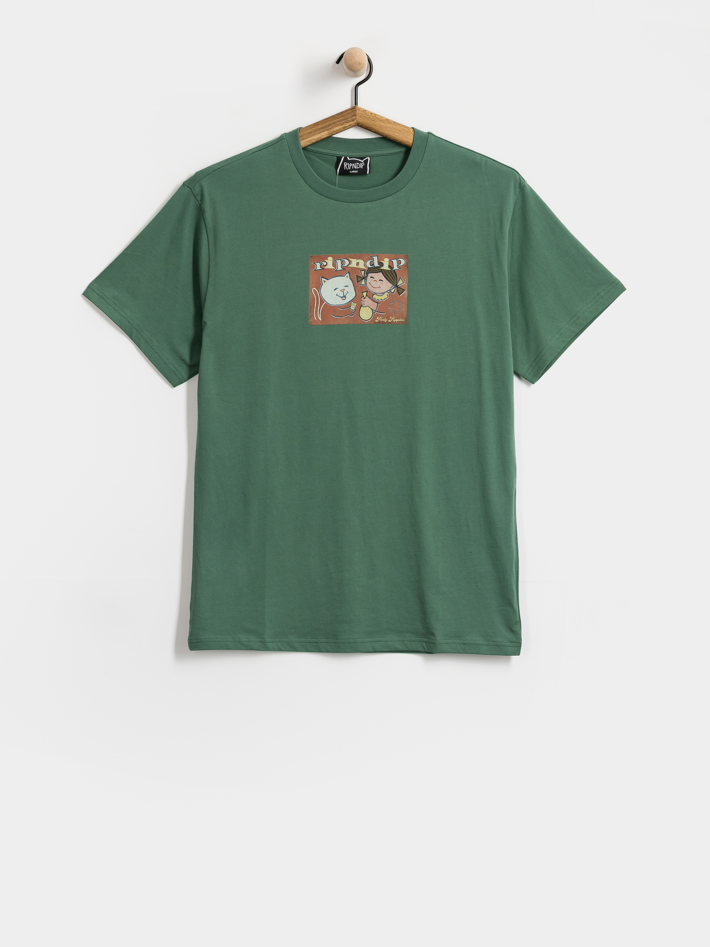 Tričko RipNDip Party Supplies (olive)