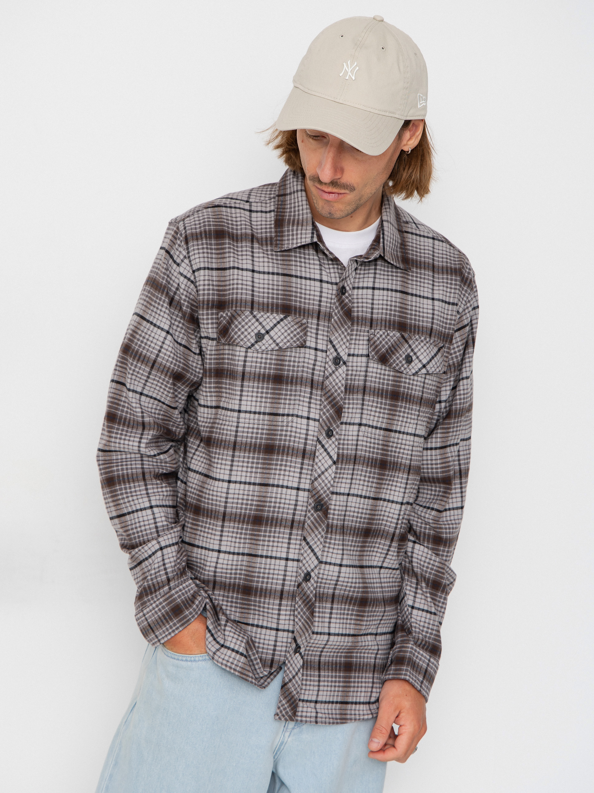Košile Fox Survivalist Core Flannel (still grey)
