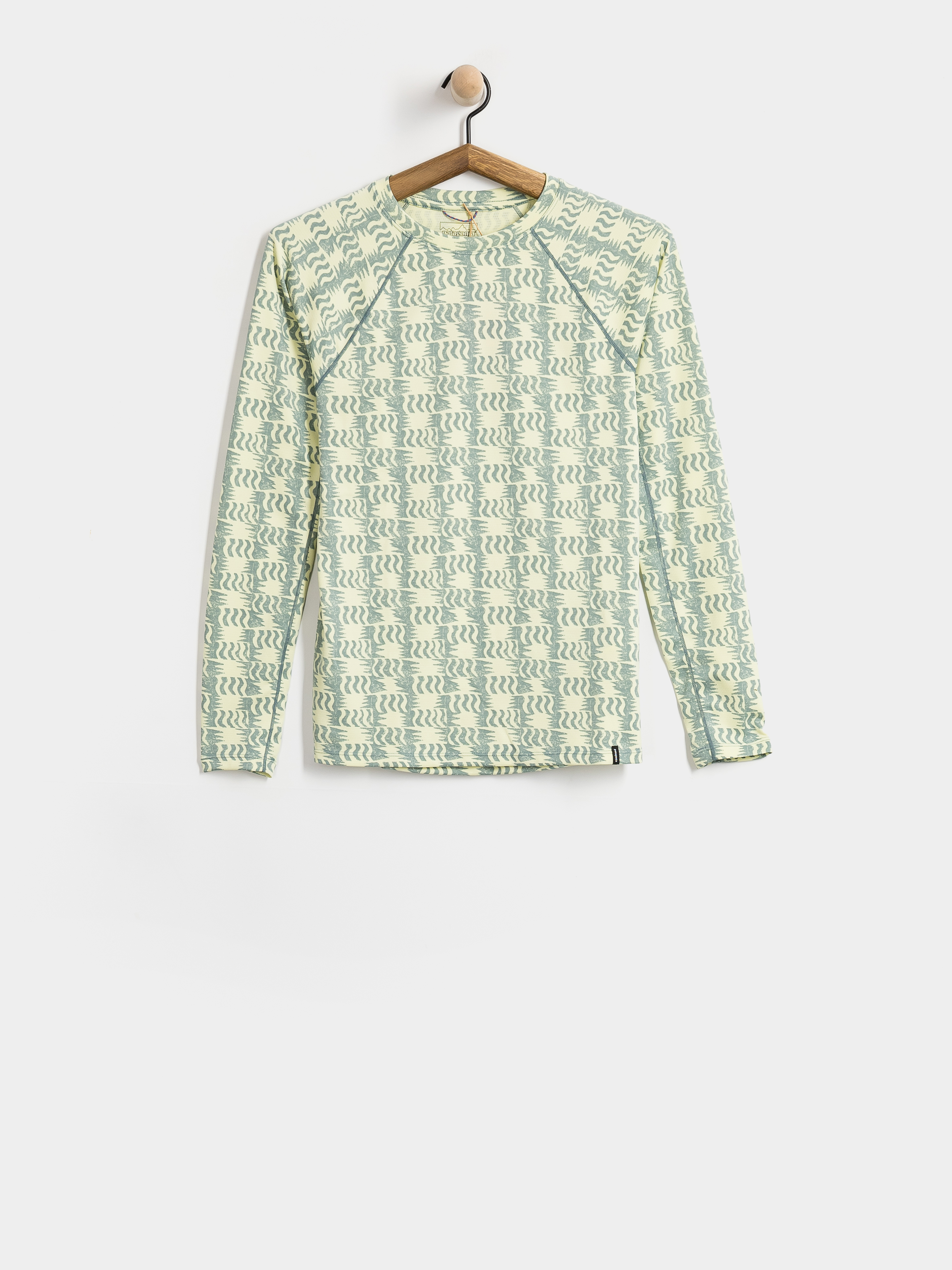 Triko Patagonia Cap MW Crew Wmn (sun quilt blue sage)