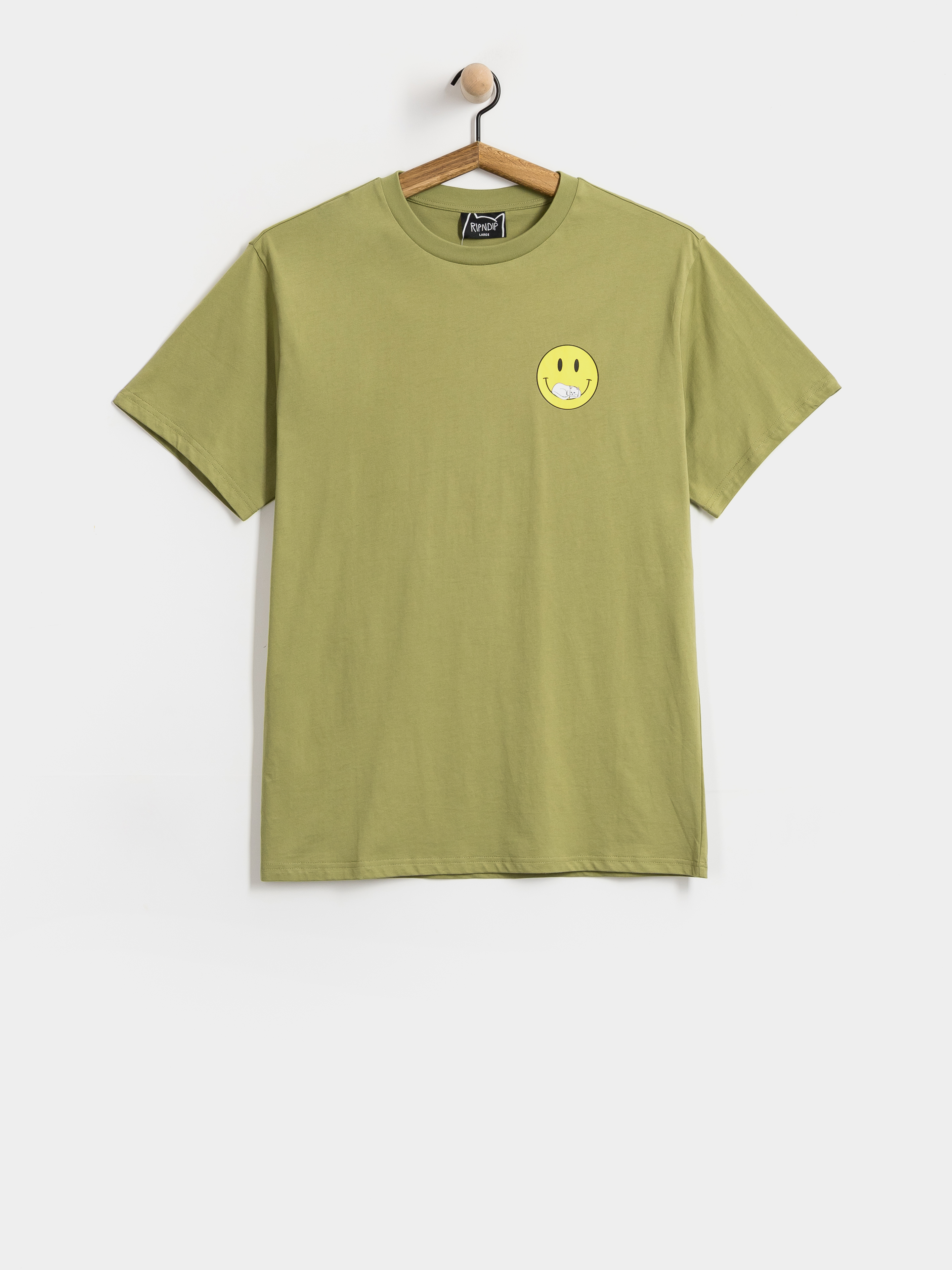 Tričko RipNDip Everything Will Be Ok (light forest)