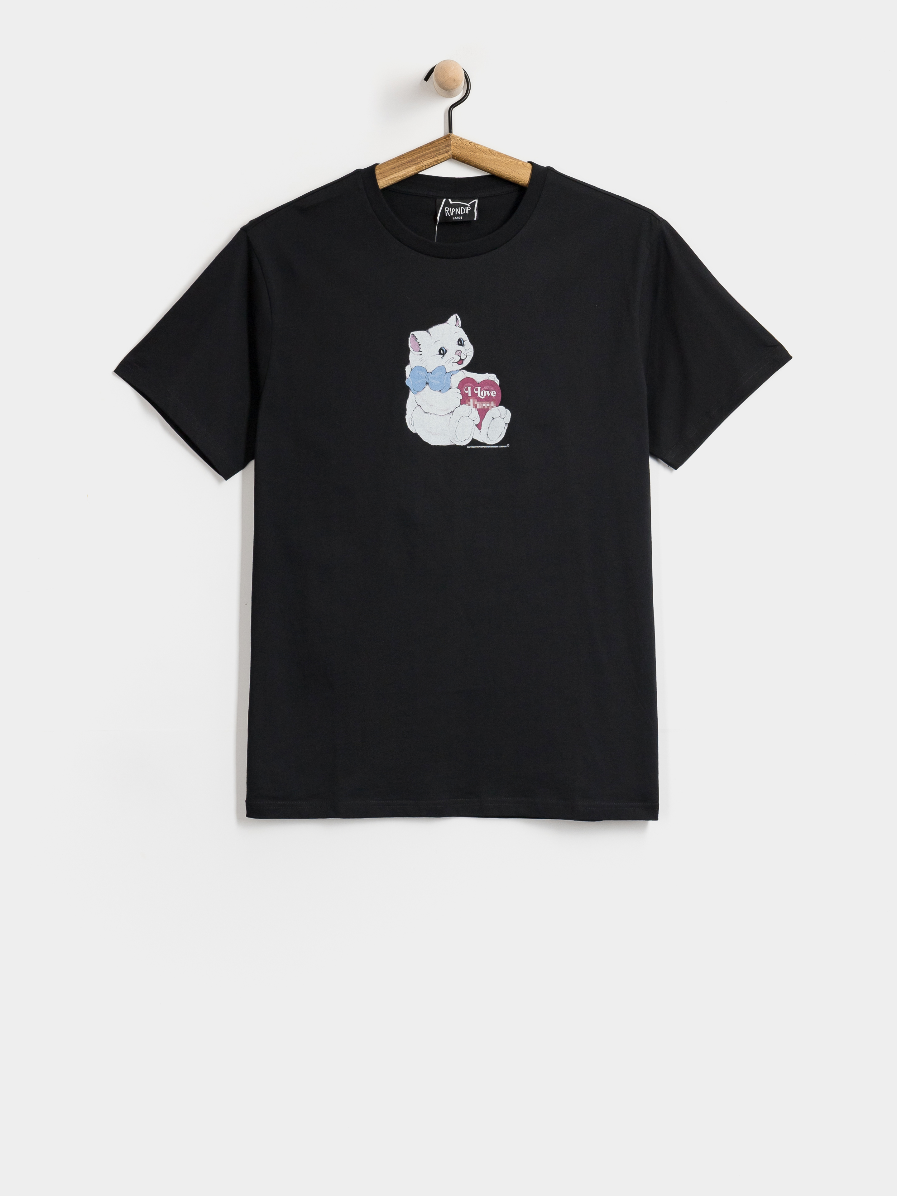 Tričko RipNDip I Love Cats (black)