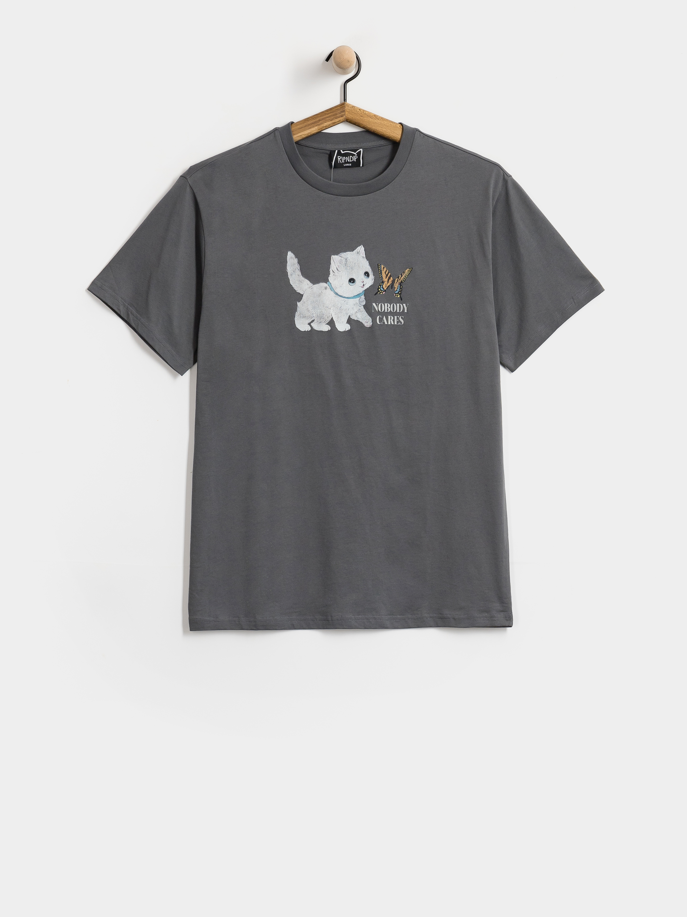 Tričko RipNDip Not Easy (charcoal)
