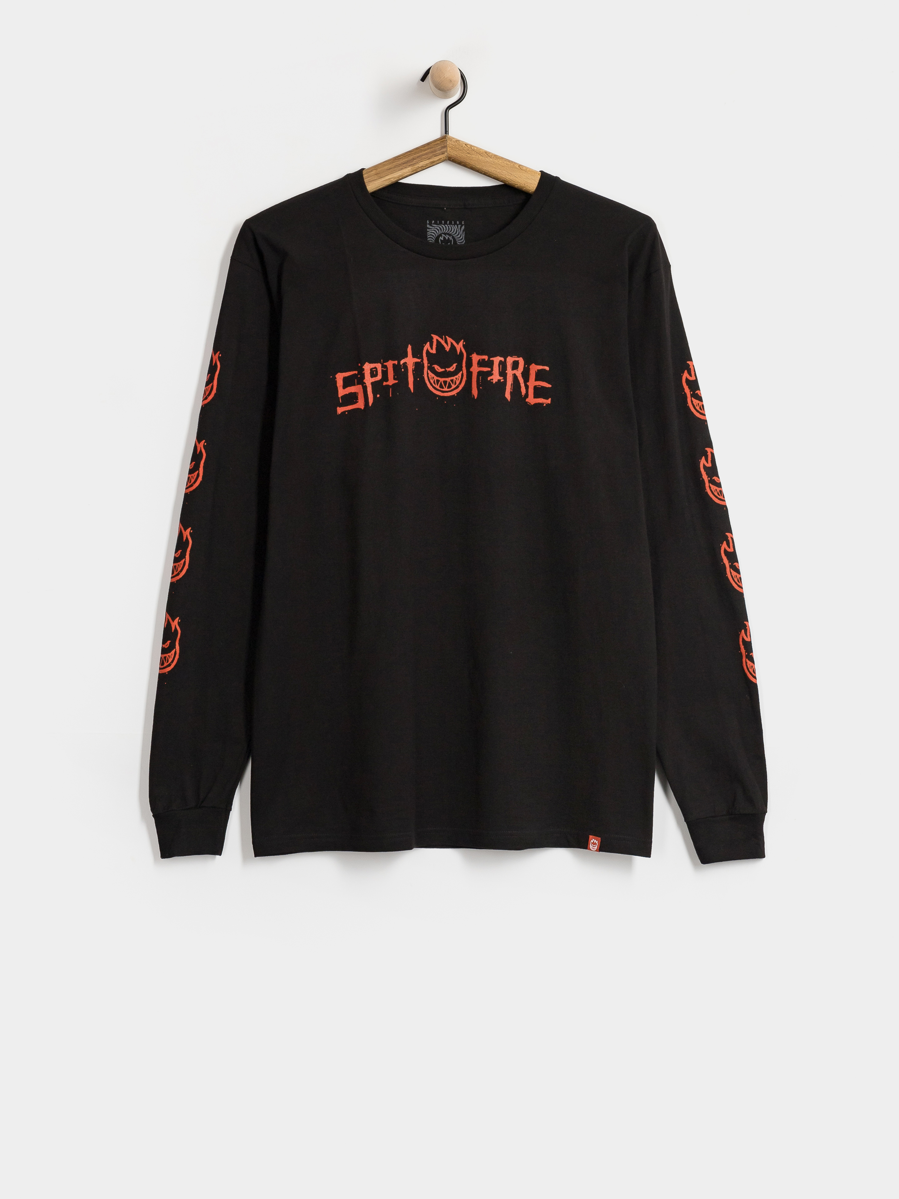 Triko Spitfire Rough Scribble Bighead Sleeve (black w/red prints)