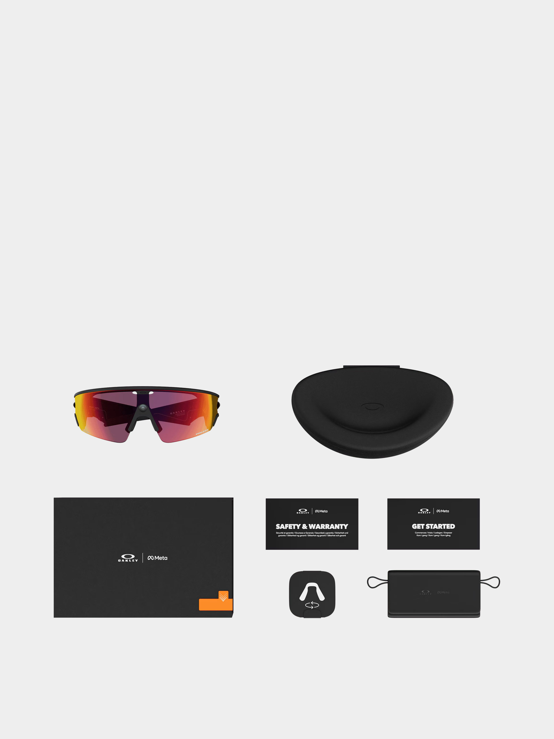 Sluneční brýle Oakley Meta AI Vanguard (black/prizm transitions ember)