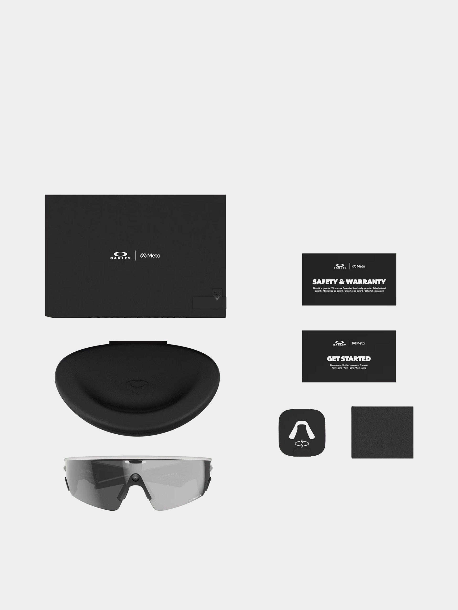 Sluneční brýle Oakley Meta AI Vanguard (white/prizm black)