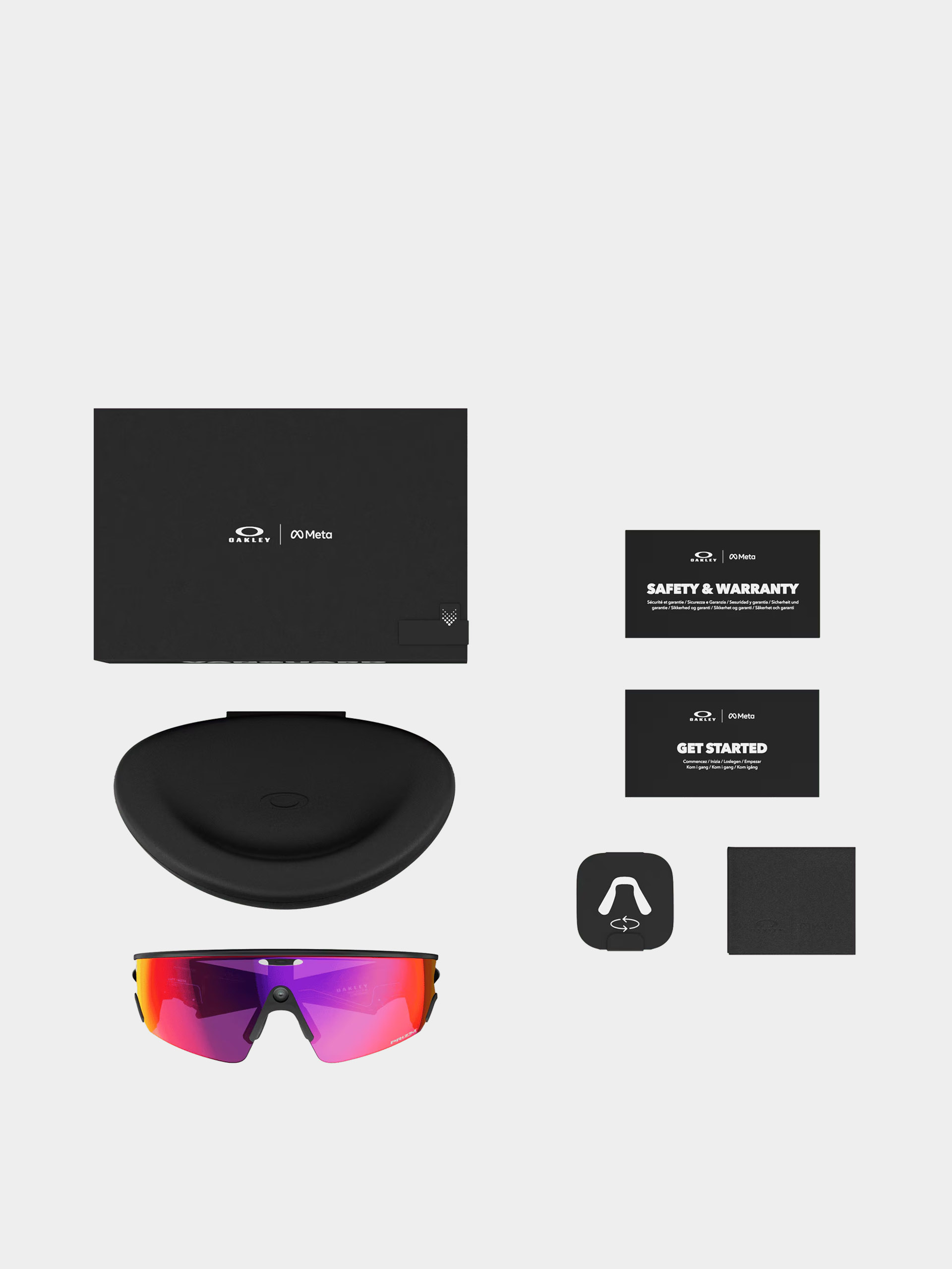 Sluneční brýle Oakley Meta AI Vanguard (black/prizm road)