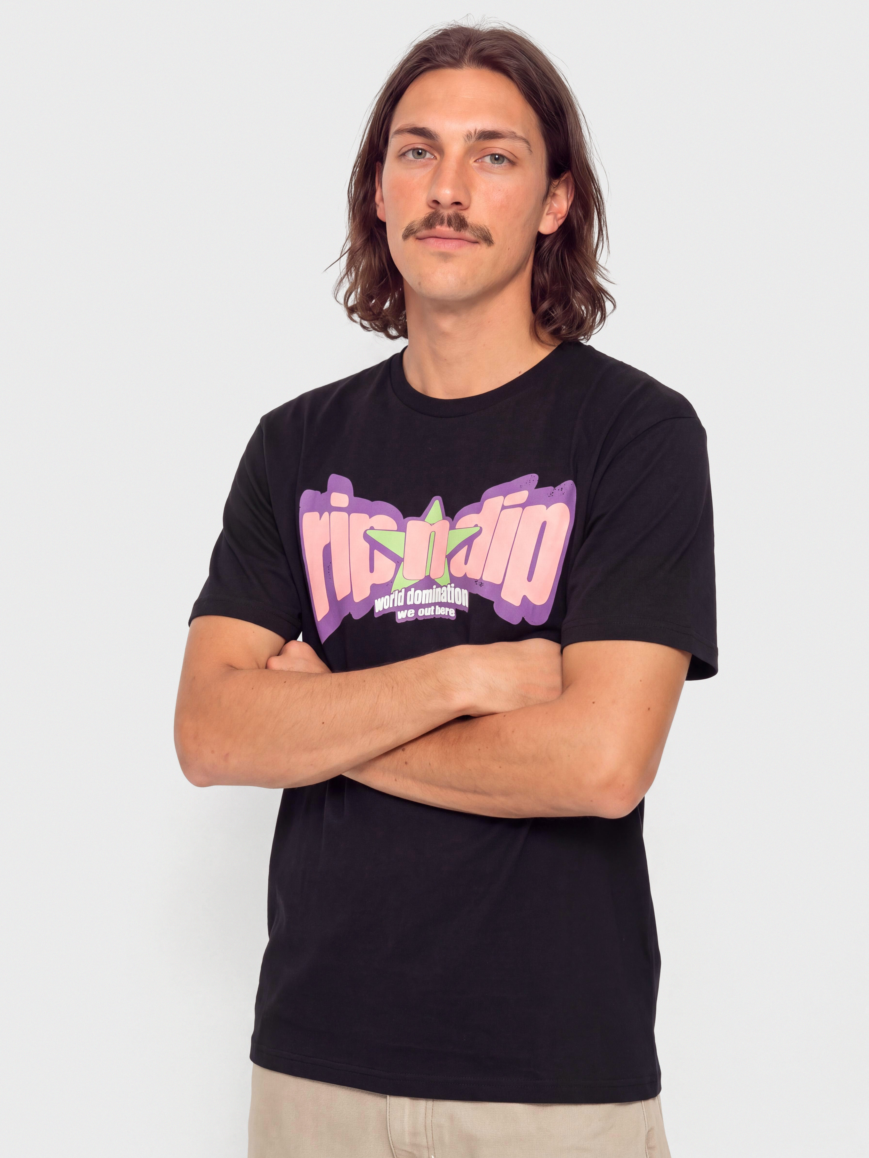 Tričko RipNDip World Domination (black)