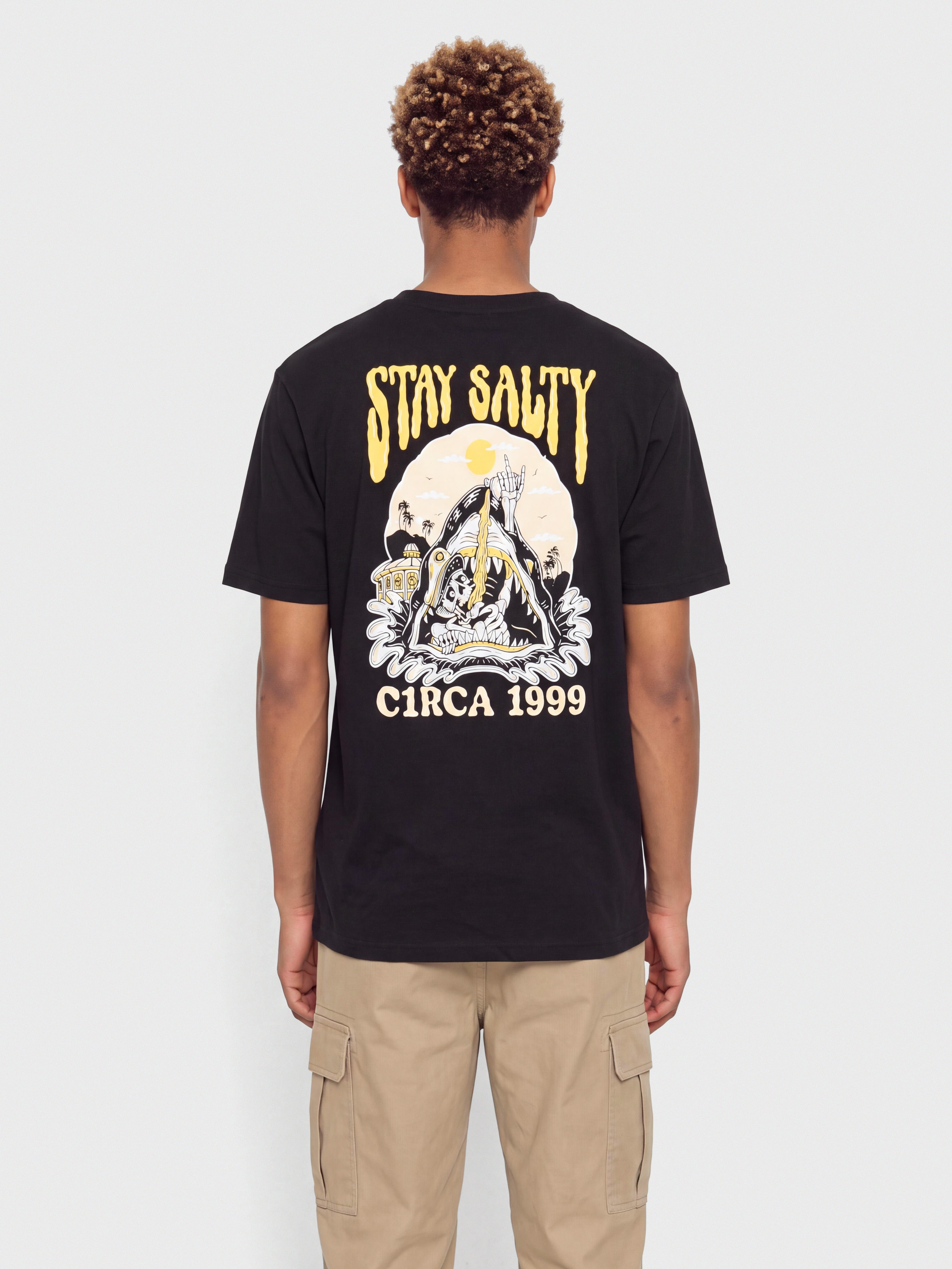 Tričko Circa Stay Salty (black)