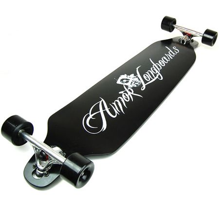 Longboard Amok Longboard Typo (black)