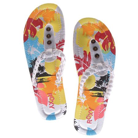 Plážovky Roxy  Torah Wmn (white)