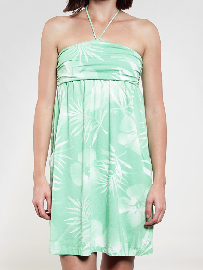 Šaty Roxy Malibu Xiwdr085 Wmn (hello hawai garden green)