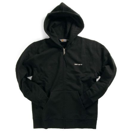 Mikina Carhartt  Hooded Zip (black/snow)