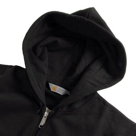 Mikina Carhartt  Hooded Zip (black/snow)