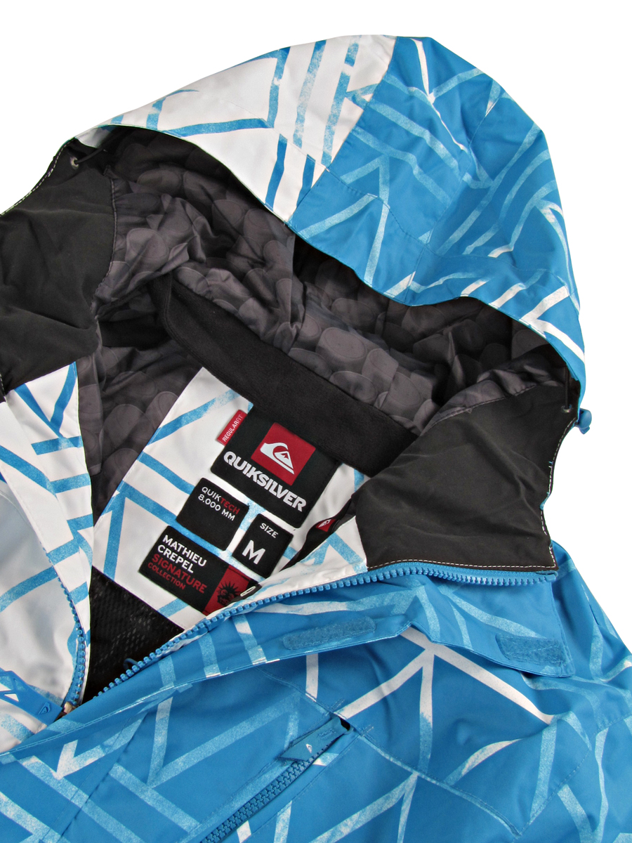 Pánská Quiksilver snowboardová bunda KKMSJ254 (targt azul/white)