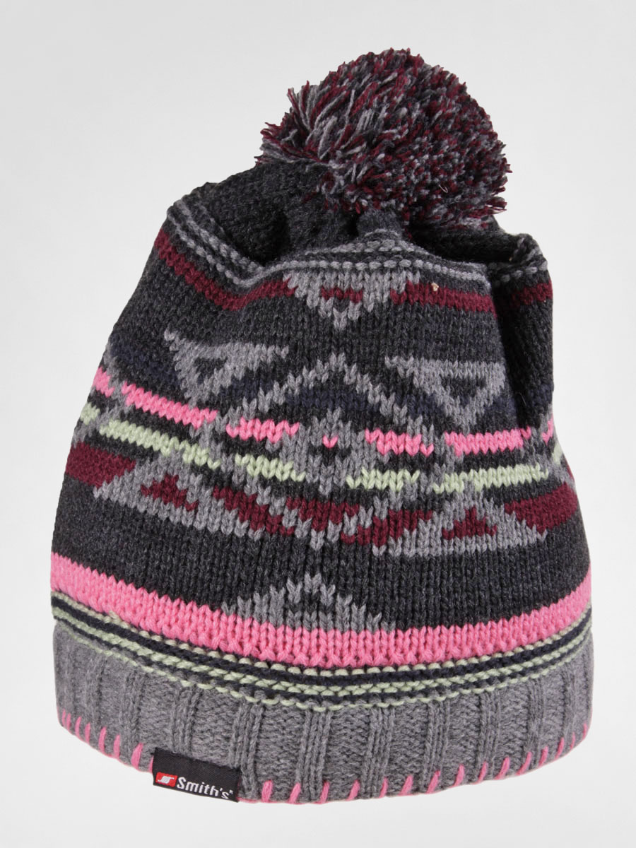 Smith's čepice 27 (różowo grey)