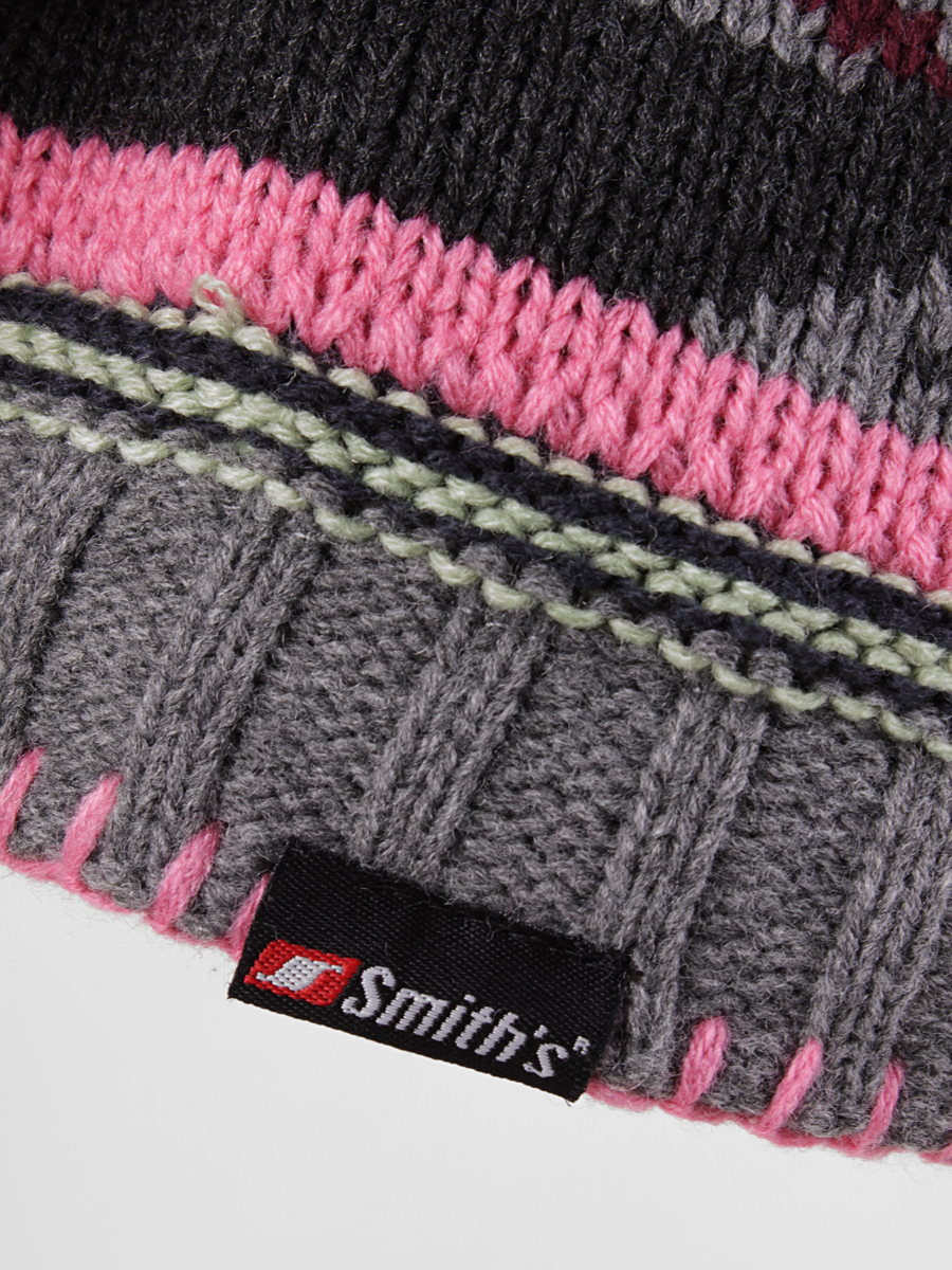 Smith's čepice 27 (różowo grey)