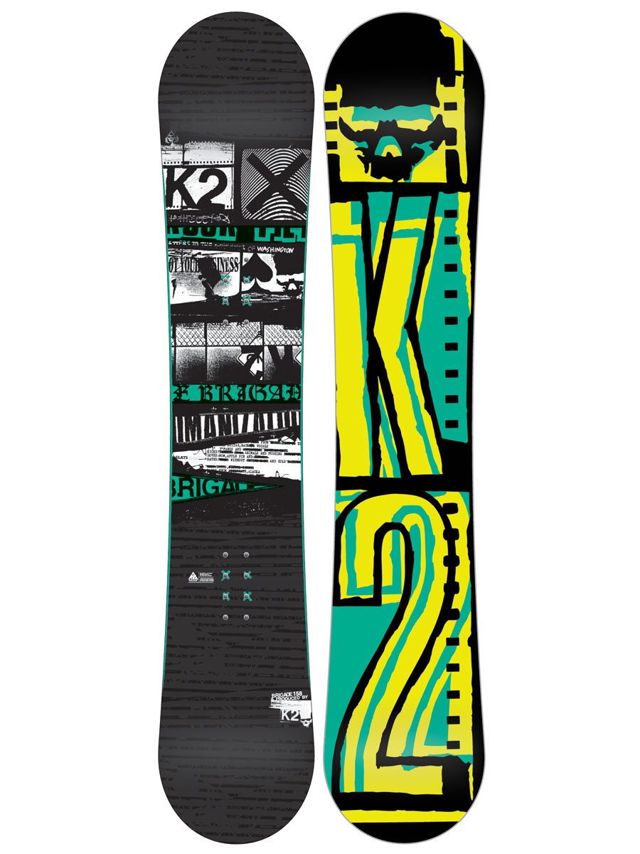 Pánská K2 snowboard Brigade (black/black) 158