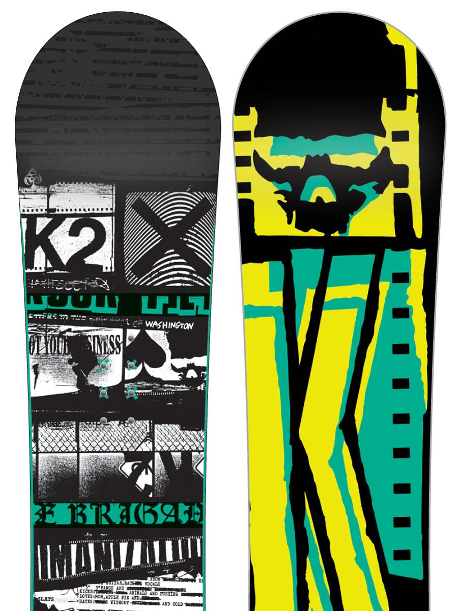 Pánská K2 snowboard Brigade (black/black) 158