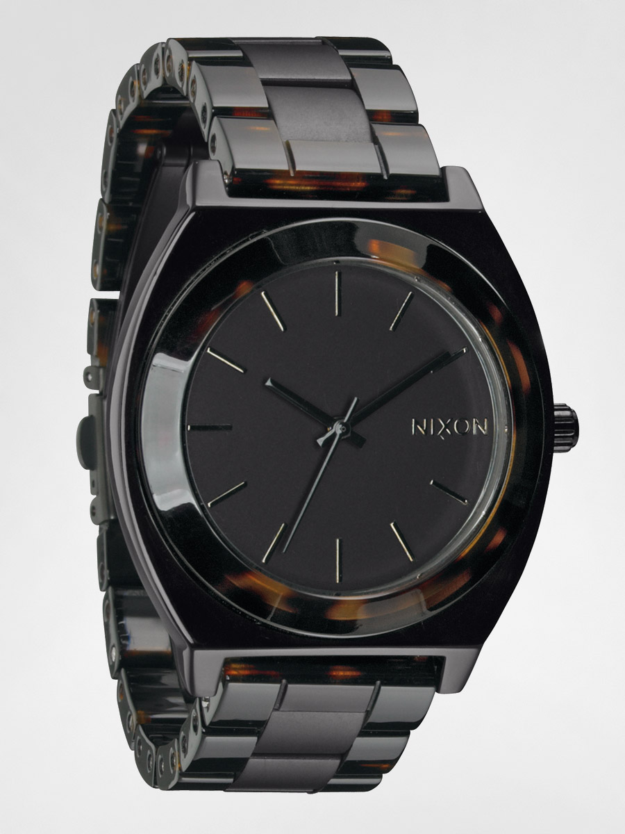 Hodinky Nixon  Time Teller Acetate (matt black/dark tortoise)
