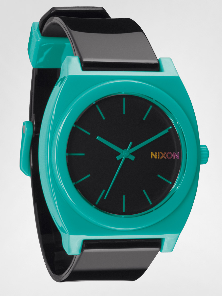 Hodinky Nixon  Time Teller P (black/teal)