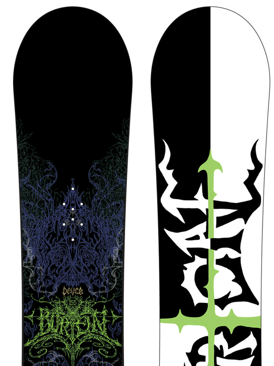 P nsk Burton snowboard Deuce 155