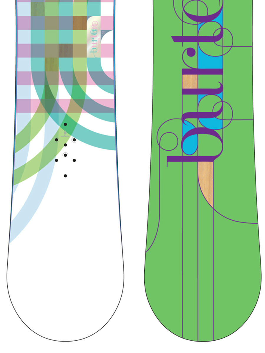 Burton snowboard Feather 153 Wmn green