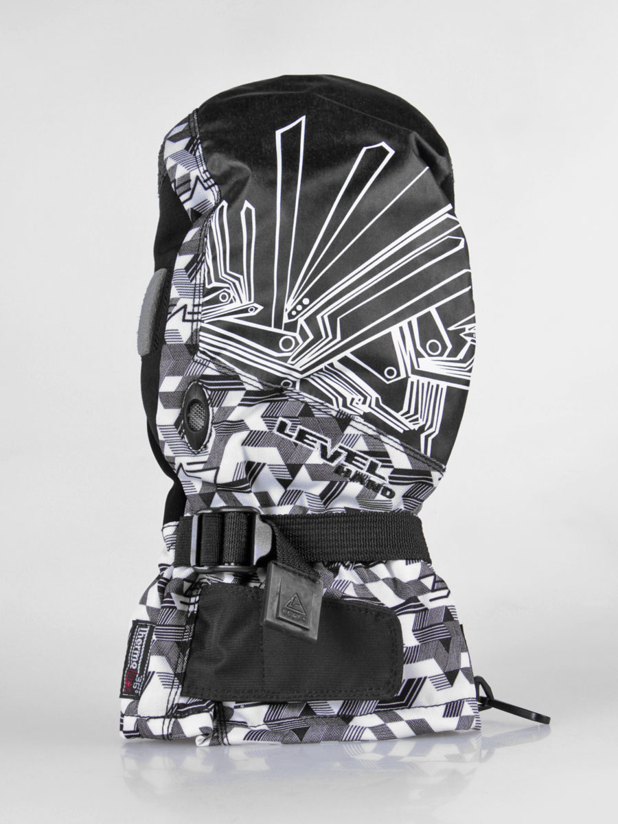 Rukavice Level Matrix Mitt (black/white)