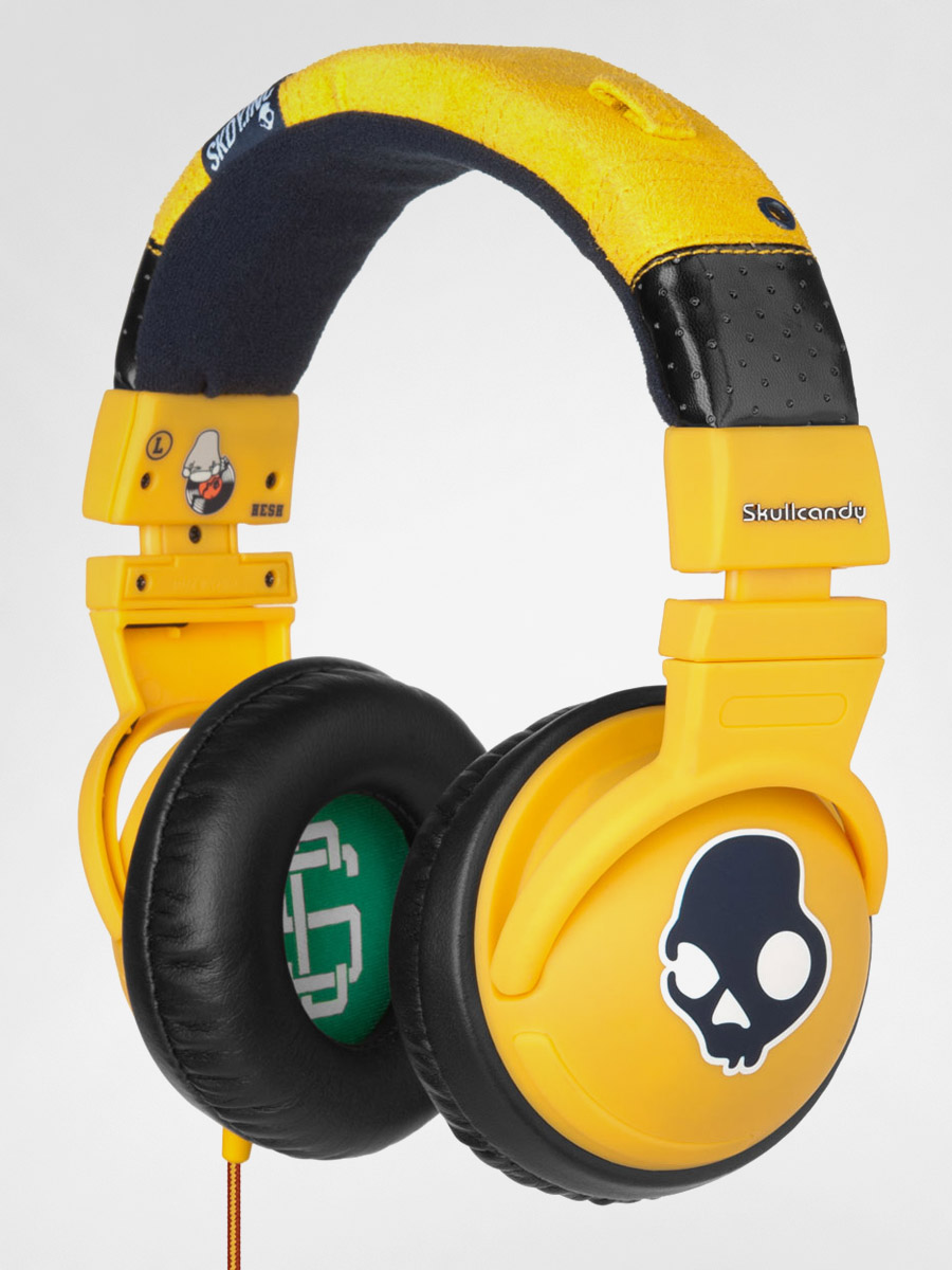 SkullCandy sluchátka Skullcandy Hesh (yellow w/mic)