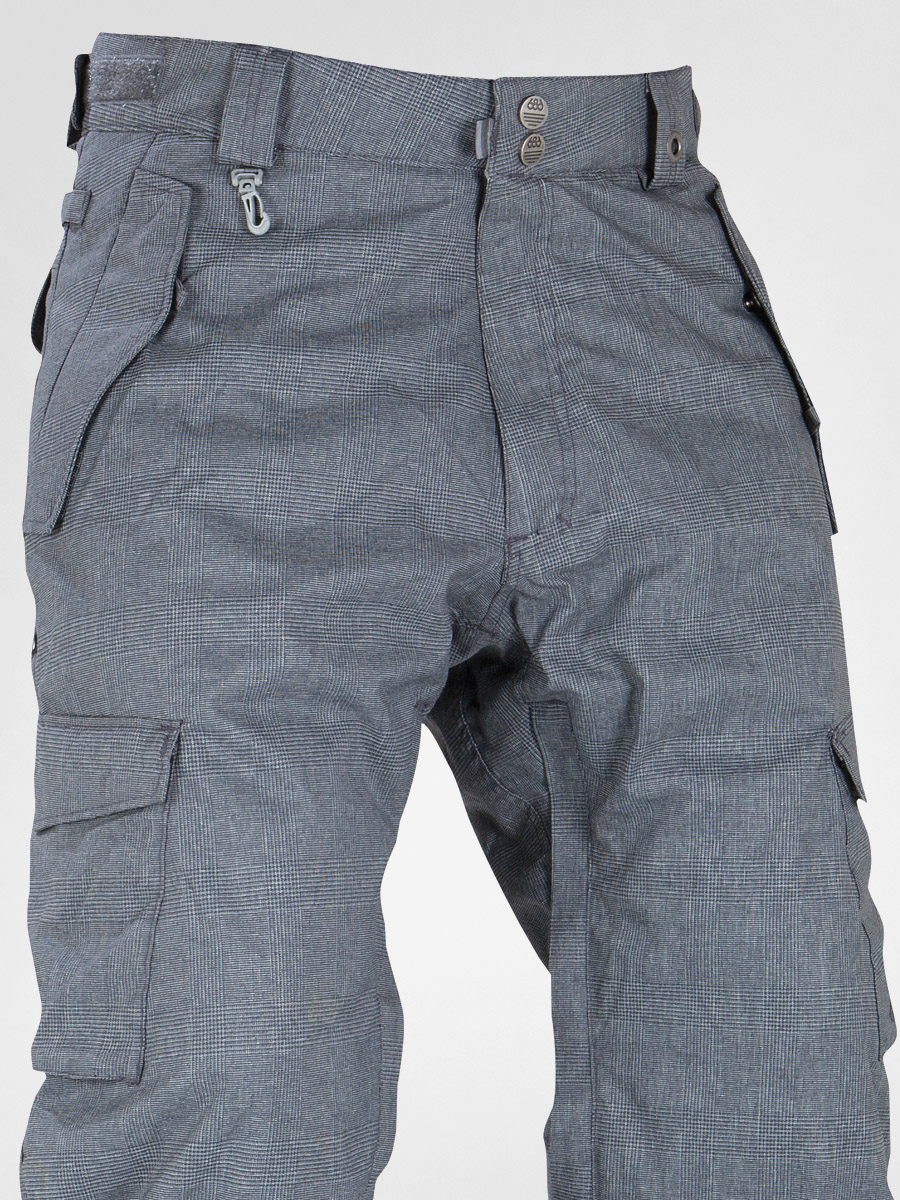 Pánské Snowboardové kalhoty  686 Mannual Infinity (gunmetal check)