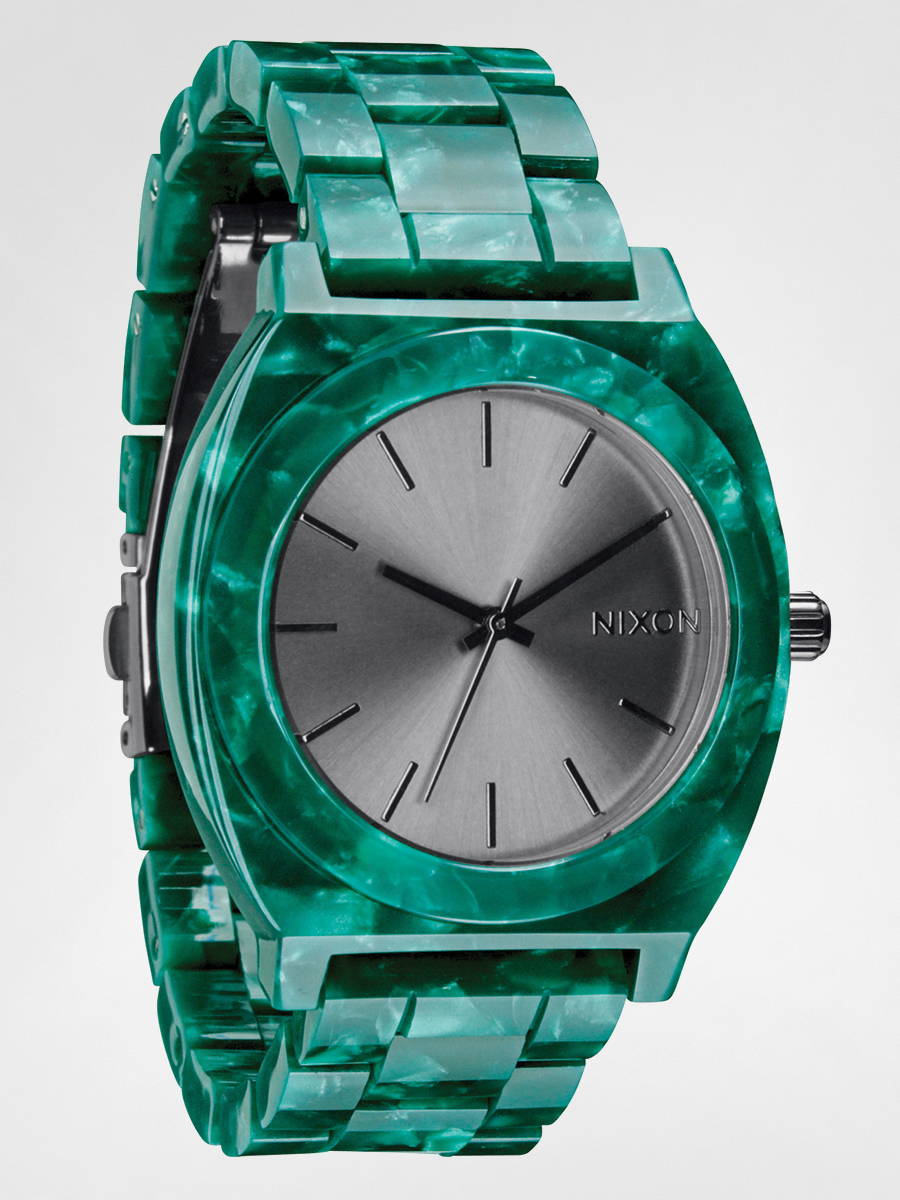Hodinky Nixon  Time Teller Acetate Wmn (emerald acetate)