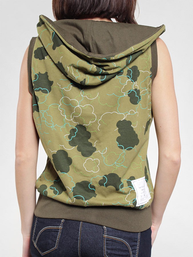 Mikina Nikita  Berękawnik Jacqueline Wmn (olive/ army green)