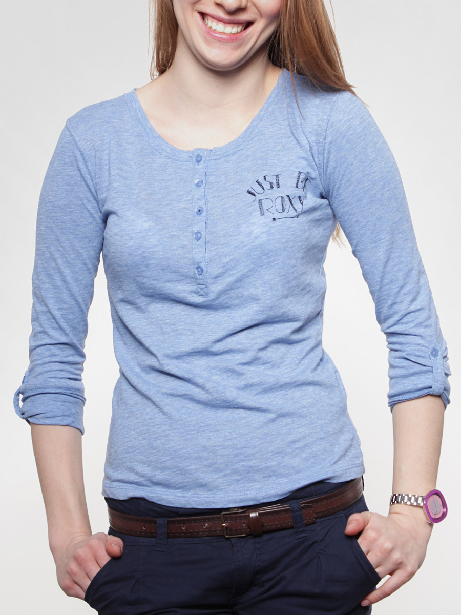 Triko Roxy  Xmwje982 Just Be Wmn (periwinkle) 
