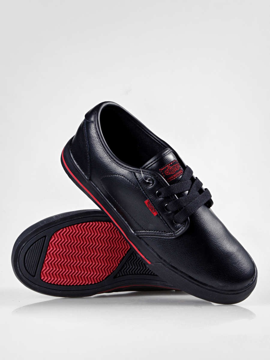 Boty Creme  Courtyard (black/high risk red)