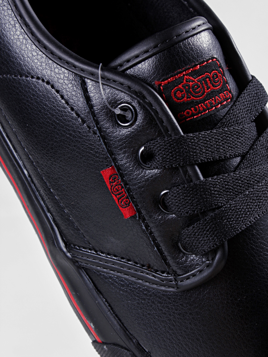 Boty Creme  Courtyard (black/high risk red)