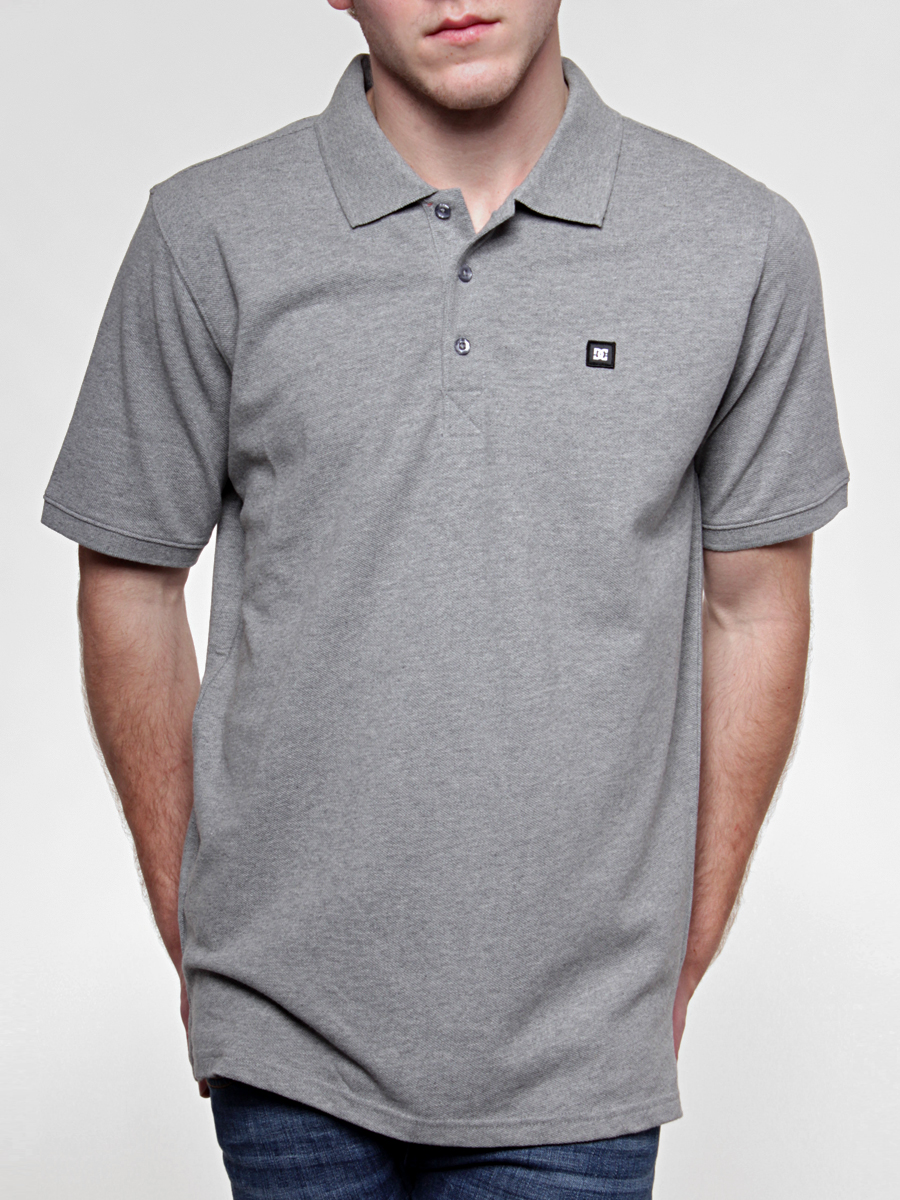 Polokošile DC  Staple 3 (heather grey)