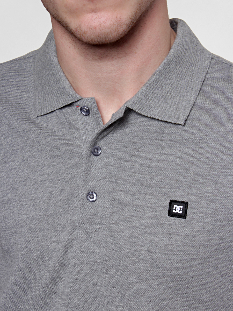Polokošile DC  Staple 3 (heather grey)