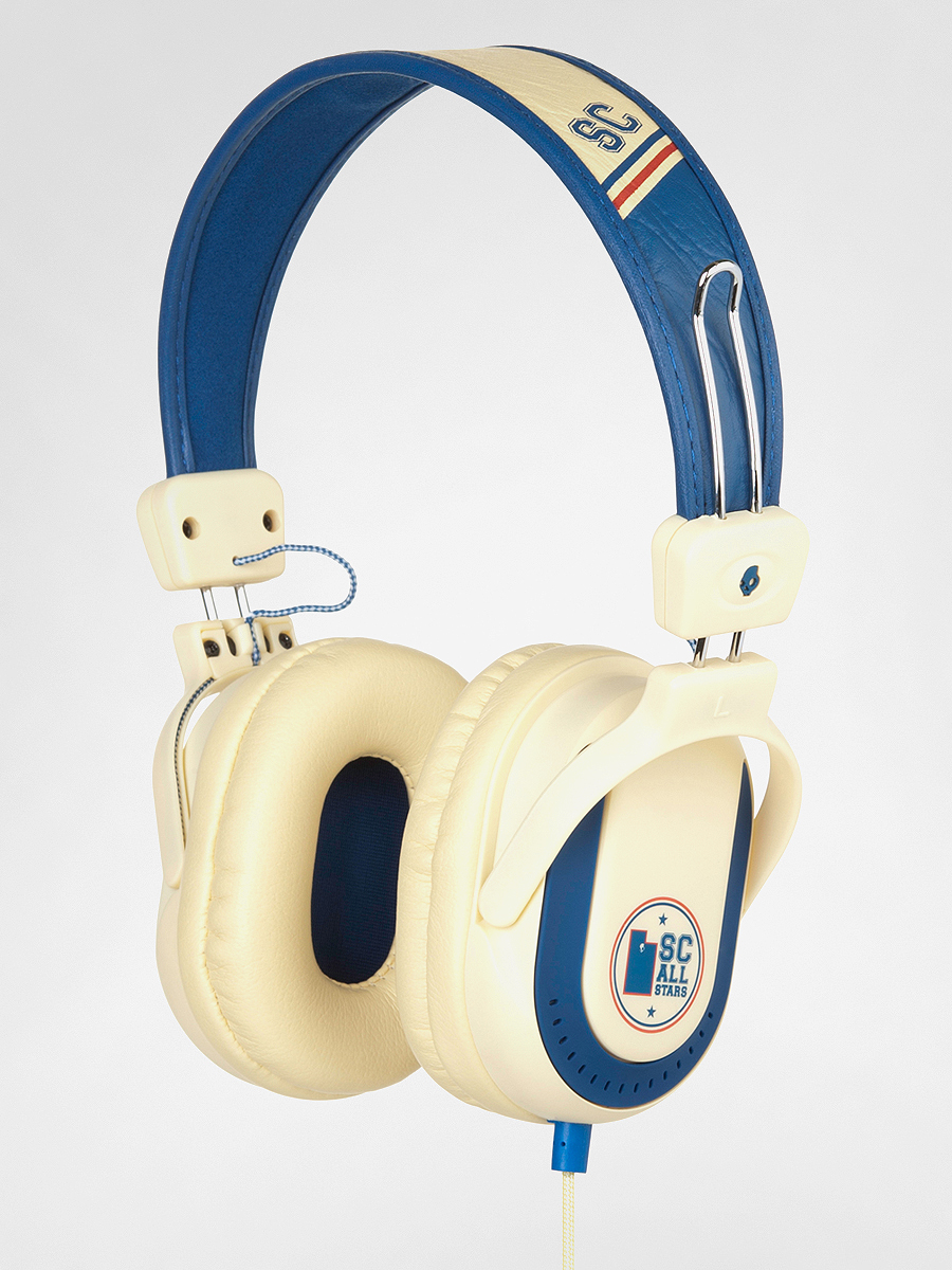 SkullCandy sluchátka Skullcandy Agent (retro hoops)