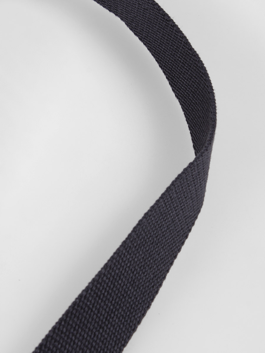 Pásek Carhartt  Clip Belt Chrome (black asphalt) 