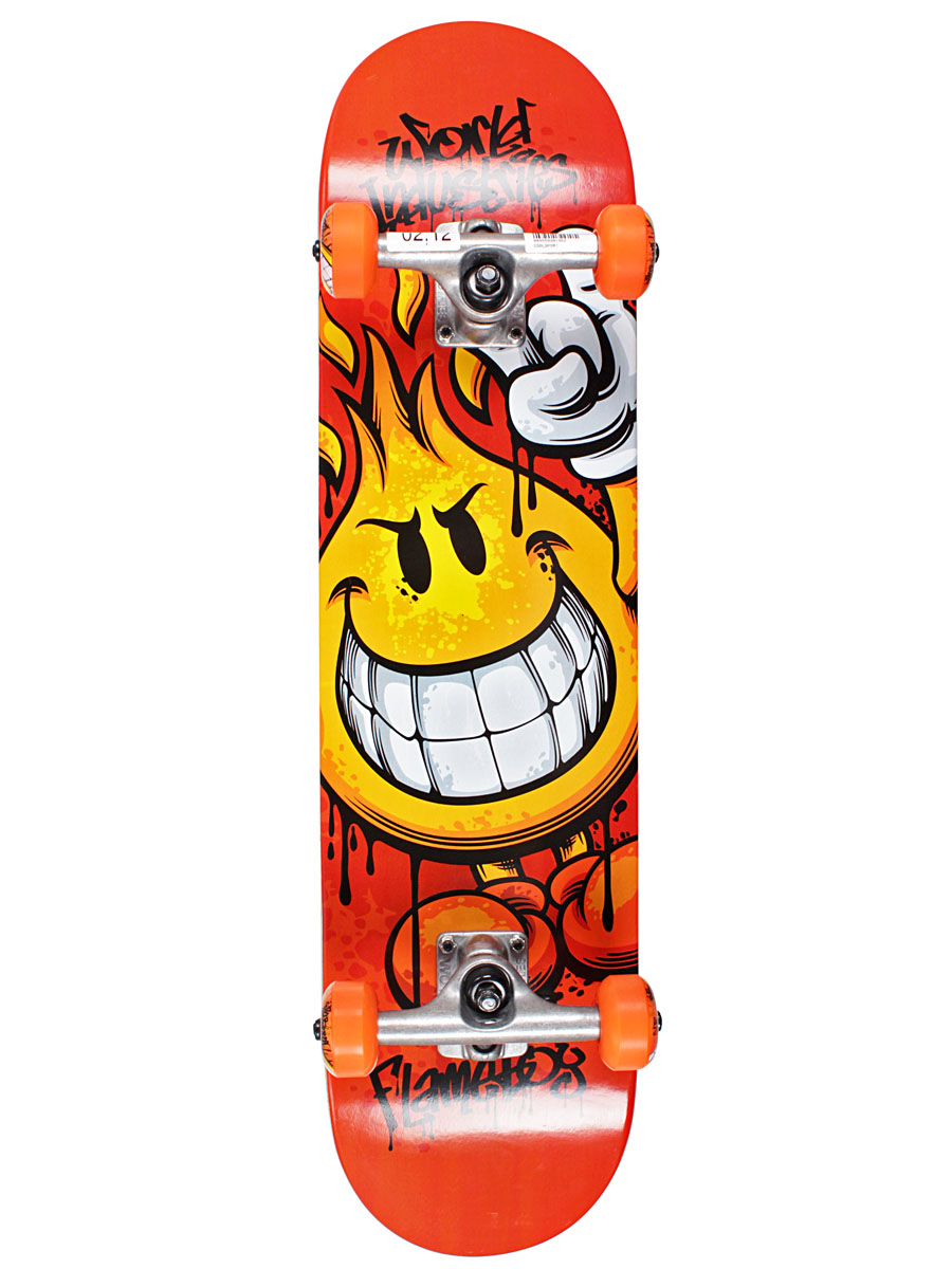 Kompletní skateboard World Industries  Raw Flameboy 7.6