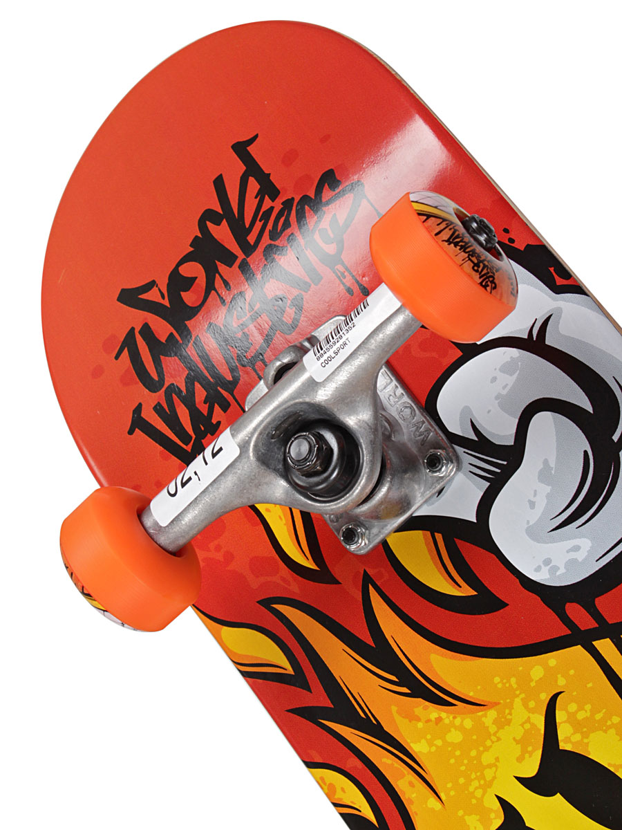 Kompletní skateboard World Industries  Raw Flameboy 7.6