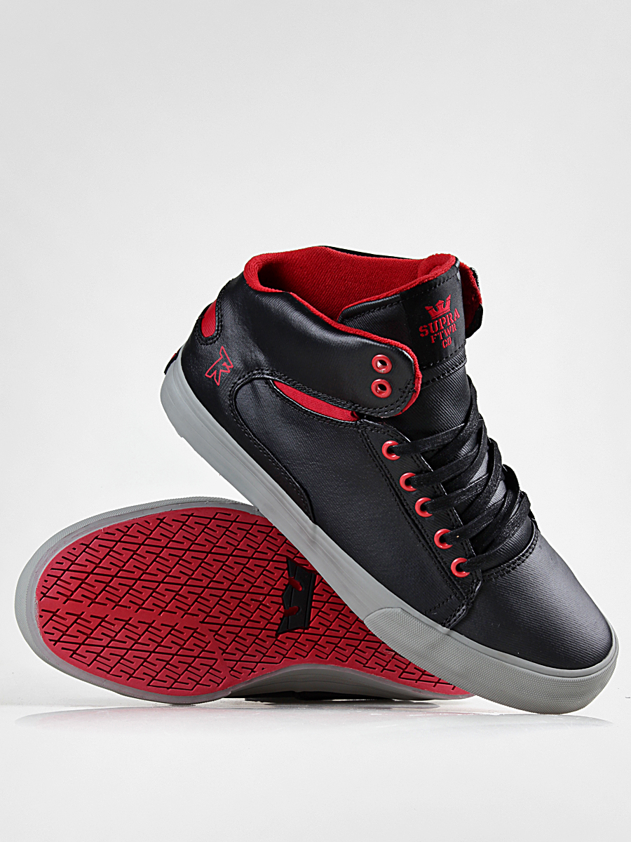 Boty Supra  Society Mid (black waxed twill) S46026