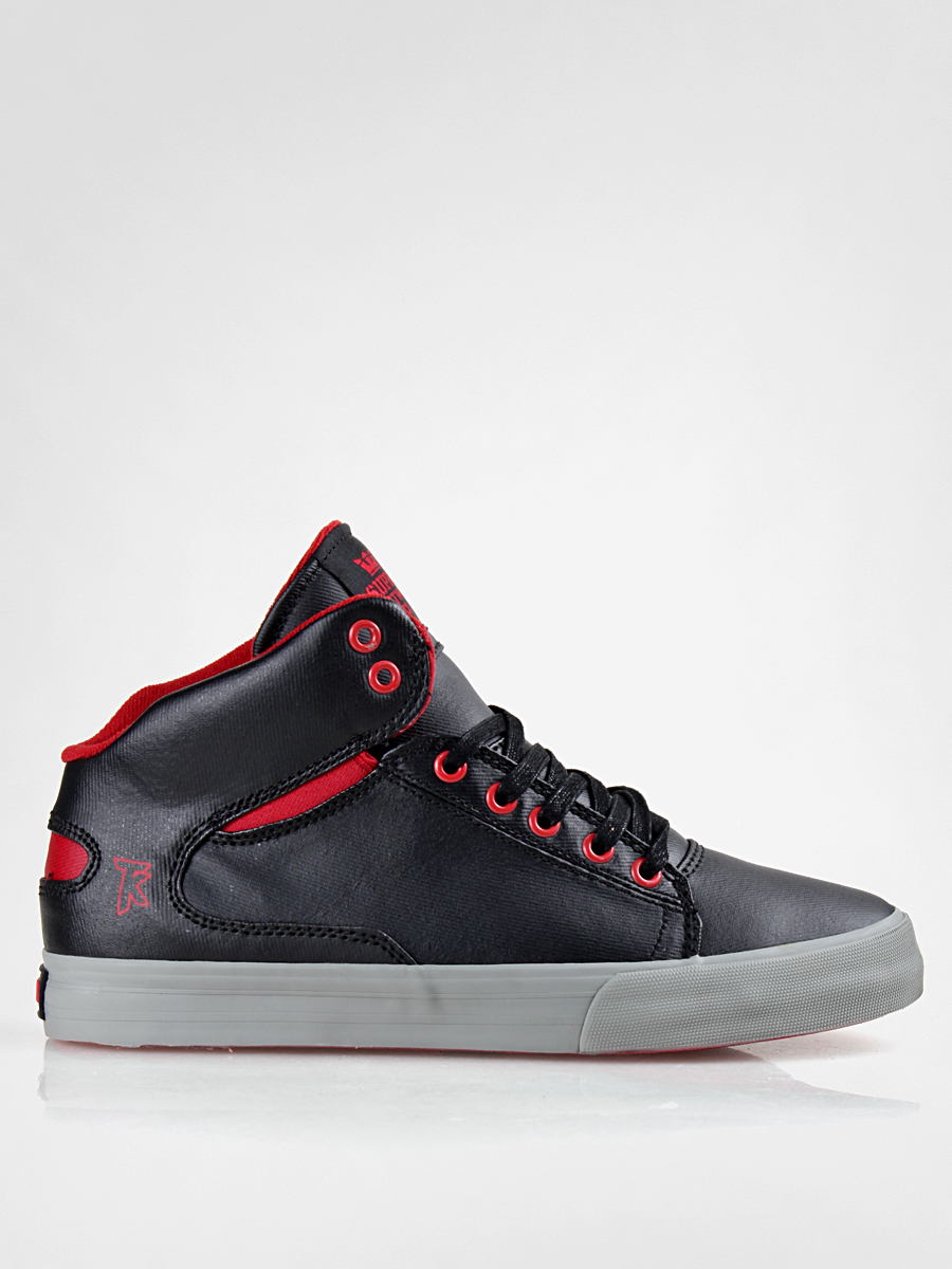 Boty Supra  Society Mid (black waxed twill) S46026