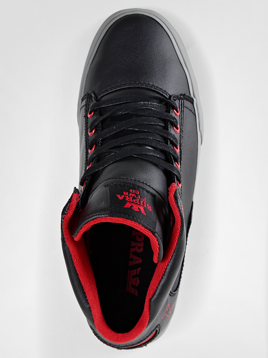 Boty Supra  Society Mid (black waxed twill) S46026
